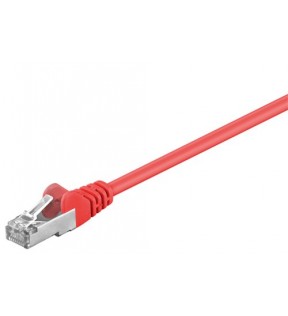 CAT 5e patchcable, SF / UTP, rød, 5 m - CCA