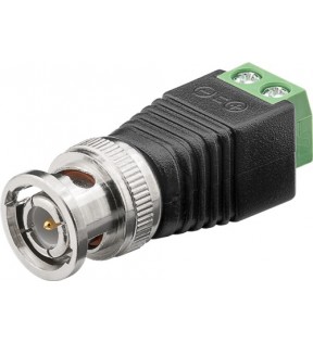 Terminal Block 2-pin - BNC male - screw fixing