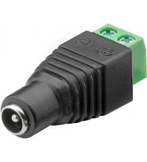 Terminal Block 2-pin - DC female (5.50 x 2.10 mm) - screw fixing