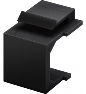 Keystone cover (pack of 4), black, black - to be used as dust cover