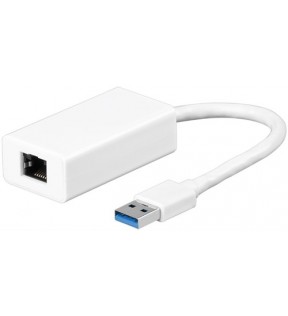 USB 3.0 gigabit Ethernet-netværkskonverter, 0,1 m - til tilslutning af en PC / MAC med USB-port til et Ethernet-netvær