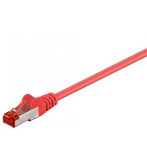 CAT 6 patch cable S/FTP (PiMF), red, 2 m - CCA