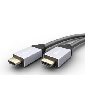 Goobay Plus HighSpeed HDMI ™ -forbindelseskabel med Ethernet (Goobay Series 2.0), 1,5 m, Plastikpose - HDMI ™ han (t