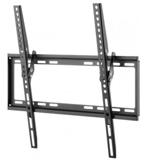 Goobay Basic TV wall mount Basic TILT (M), black, Standing Box - for TVs from 32'' to 55'' (81-140 cm), tiltable up to 3