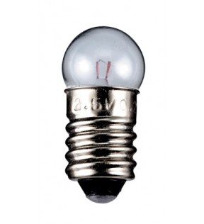 Goobay fakkellampe kugleformet, 2,35 W, 2,35 W, i bulk - base E10, 6 V (DC), 400 mA