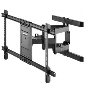 Goobay Pro TV wall mount Pro FULLMOTION (XL), black, Standing Box - for TVs from 43'' to 100'' (109-254 cm), fully mobil