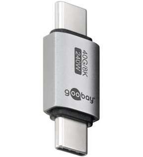 Goobay USB-C™ Adapter Straight, USB4™, Plastic bag - USB-C™ connector > USB-C™ connectorGender changer for co